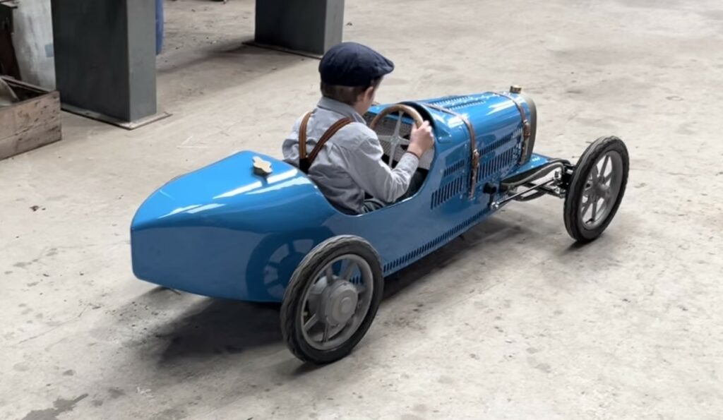 Bugatti Baby, Type 35, replica, voiture à pédales, voiture électrique enfant, luxe, 